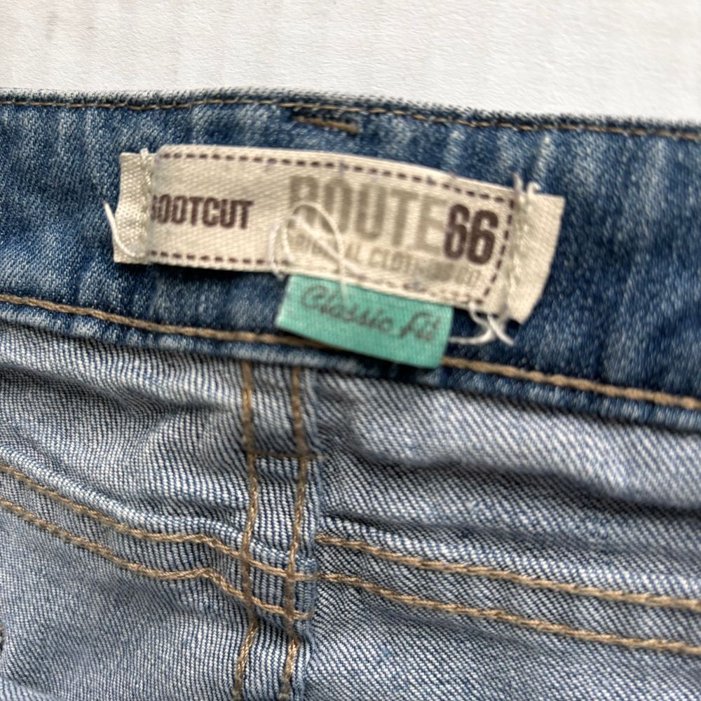 Vintage Womens Route 66 Boot Cut Jeans‎ Classic Denim Mid Rise western - Picture 6 of 11